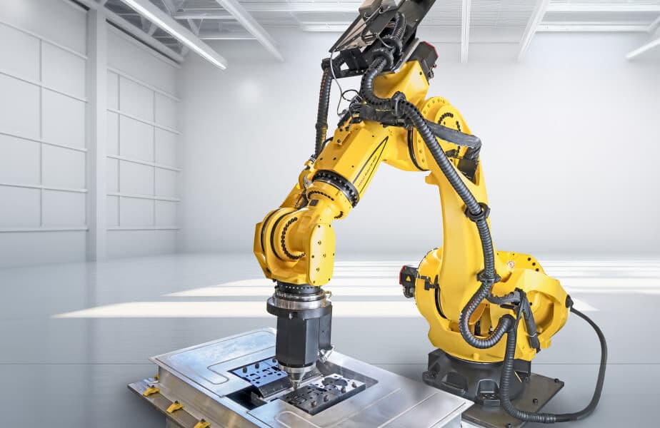 Integrated Robot Cell for Automated Production
